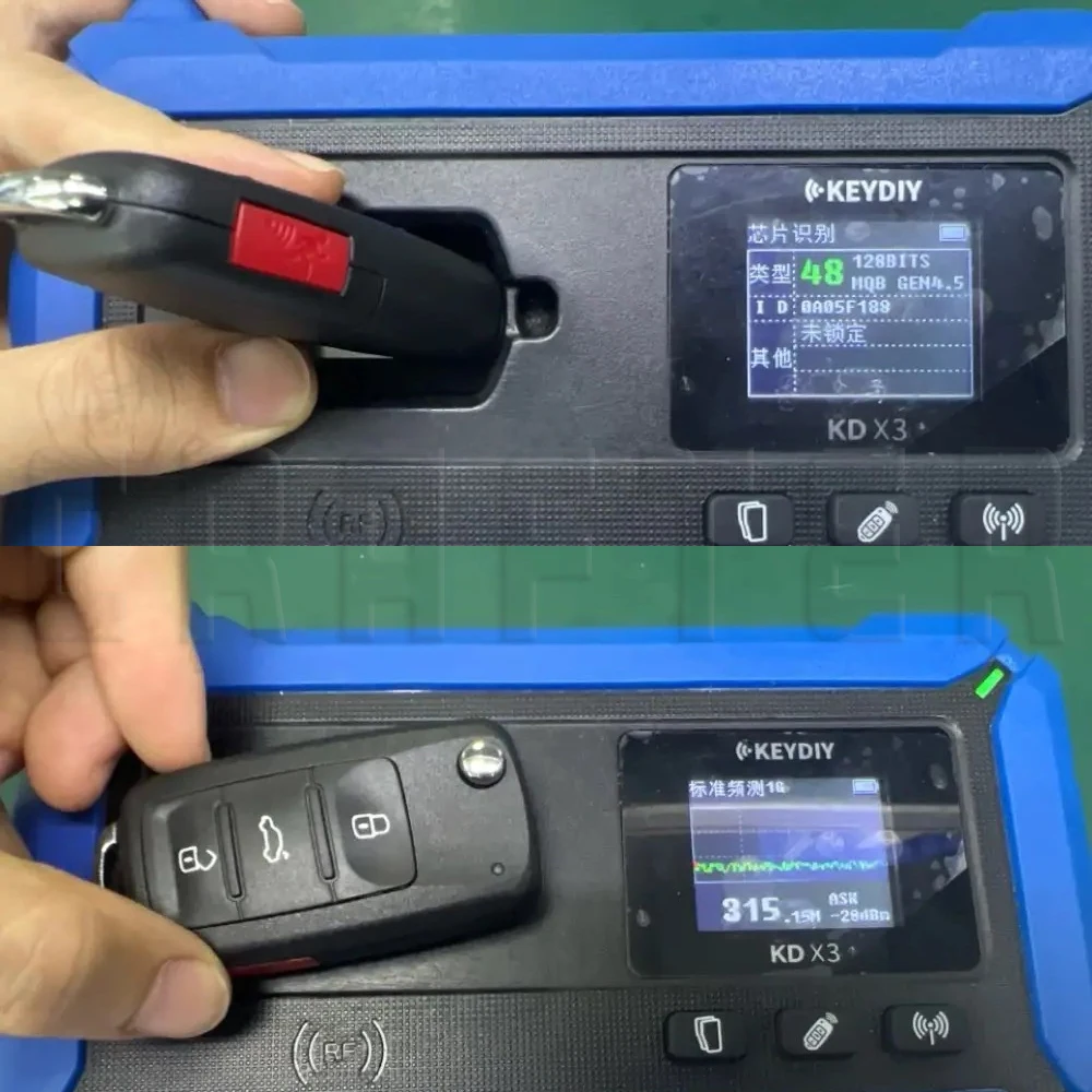 Key Crafters 5K0837202BP 315MHz MQB48 CHIP Flip Car Remote Key For VW Volkswagen Passat Jetta Beetle MQB4.5 Immobilizer KYDZ PCB view 3