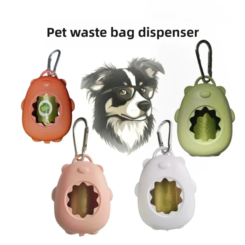 

Creative Pet Garbage Bag Dispenser Portable Outdoor Dog Walking Toilet Picking Garbage Bag Storage Cleaning Pet Supplies