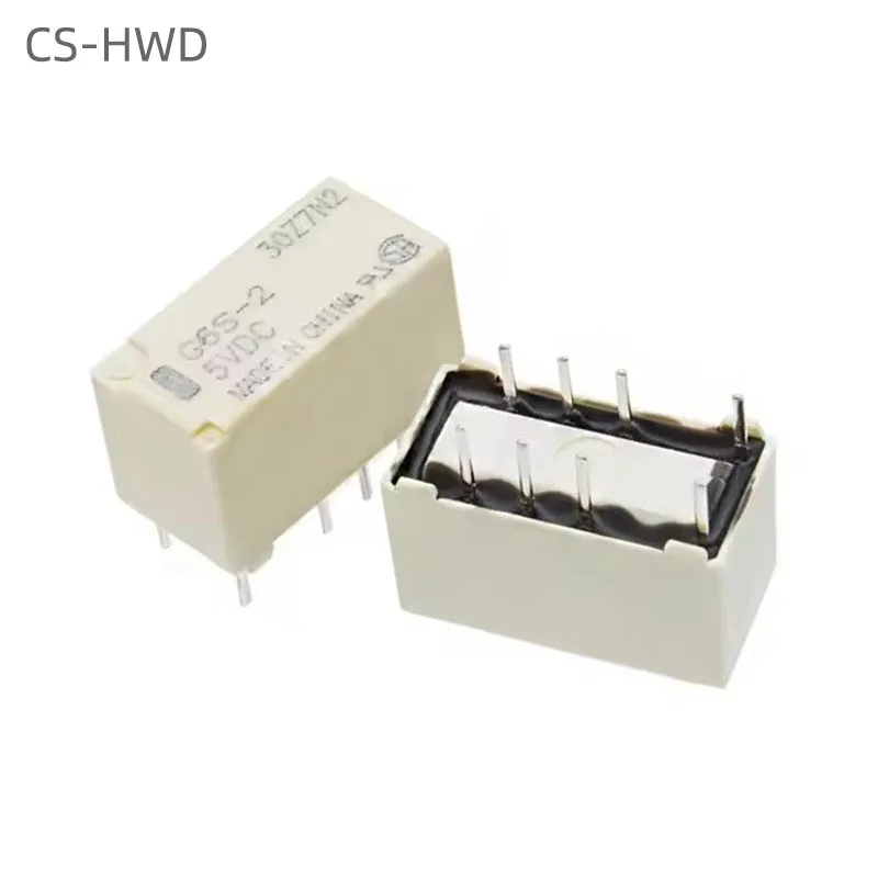 5Pcs/Lot G6S-2-3VDC G6S-2-5VDC G6S-2-12VDC G6S-2-24VDC 250VAC/DC220V 3V/5V/12V/24V 8PIN Mini Signal Switch Relay 2A