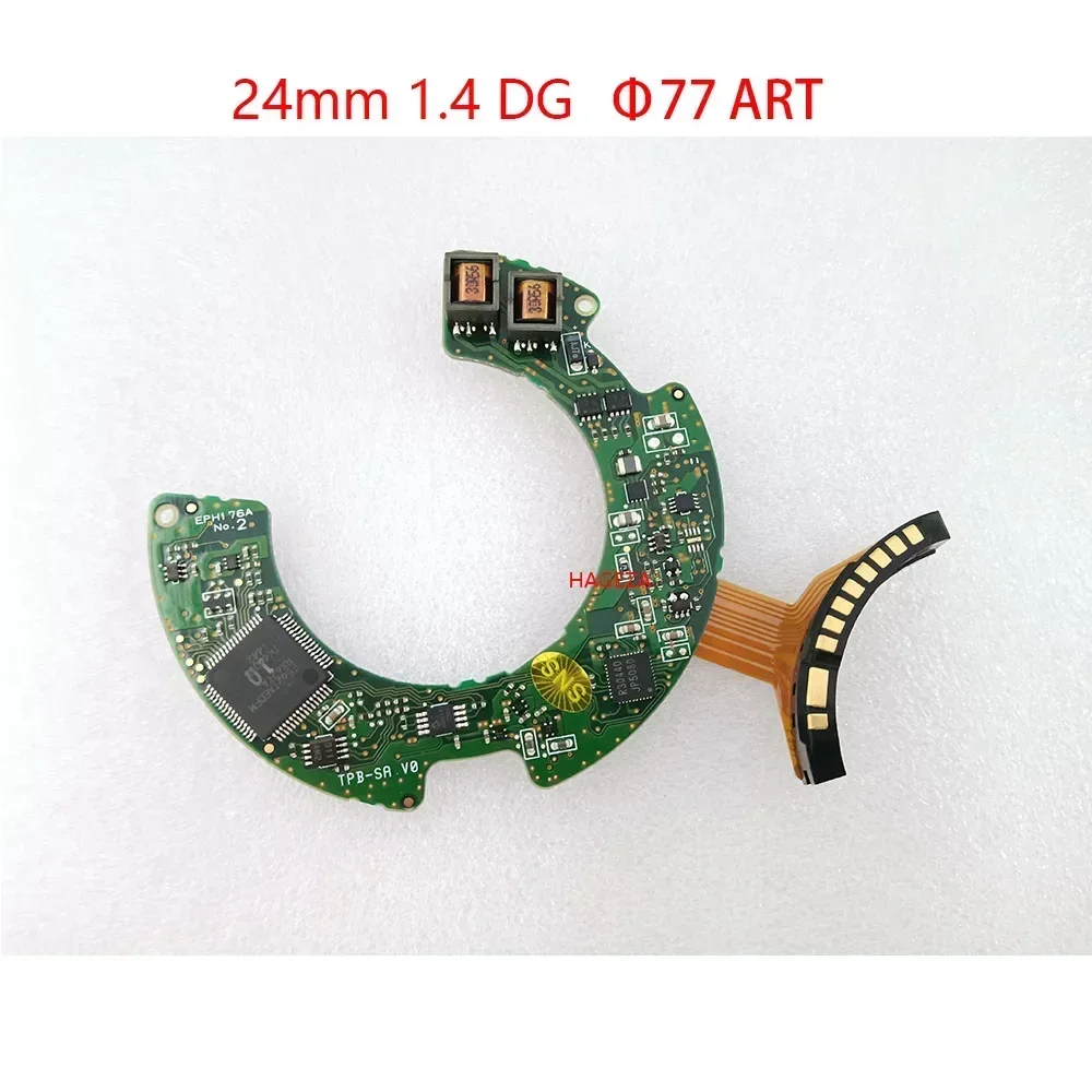 New 24 1.4 Motherboard PCB Contact Cable for SIGMA 24mm 1.4 DG ART ∅77 Mainboard for Canon Mount Lens Replacement Repair Parts