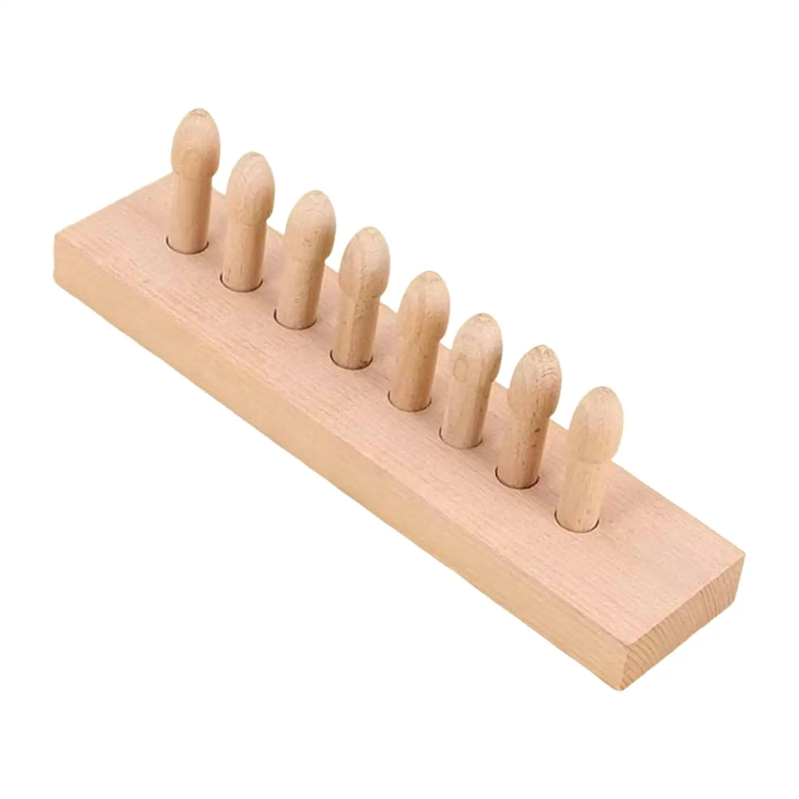 Beech Wood Foot Massage Acupressure Board Comfortable Nonslip Tool for Spa and Senior Wellness