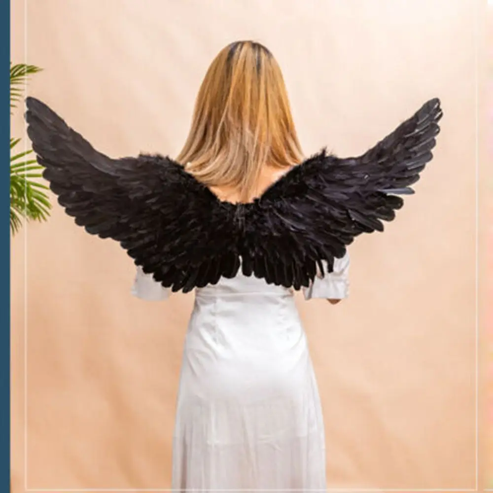 Gifts Beautiful Photo Props Christmas Decor DIY Costume Angel Feather Wings Catwalk Performance Show Dressing Up