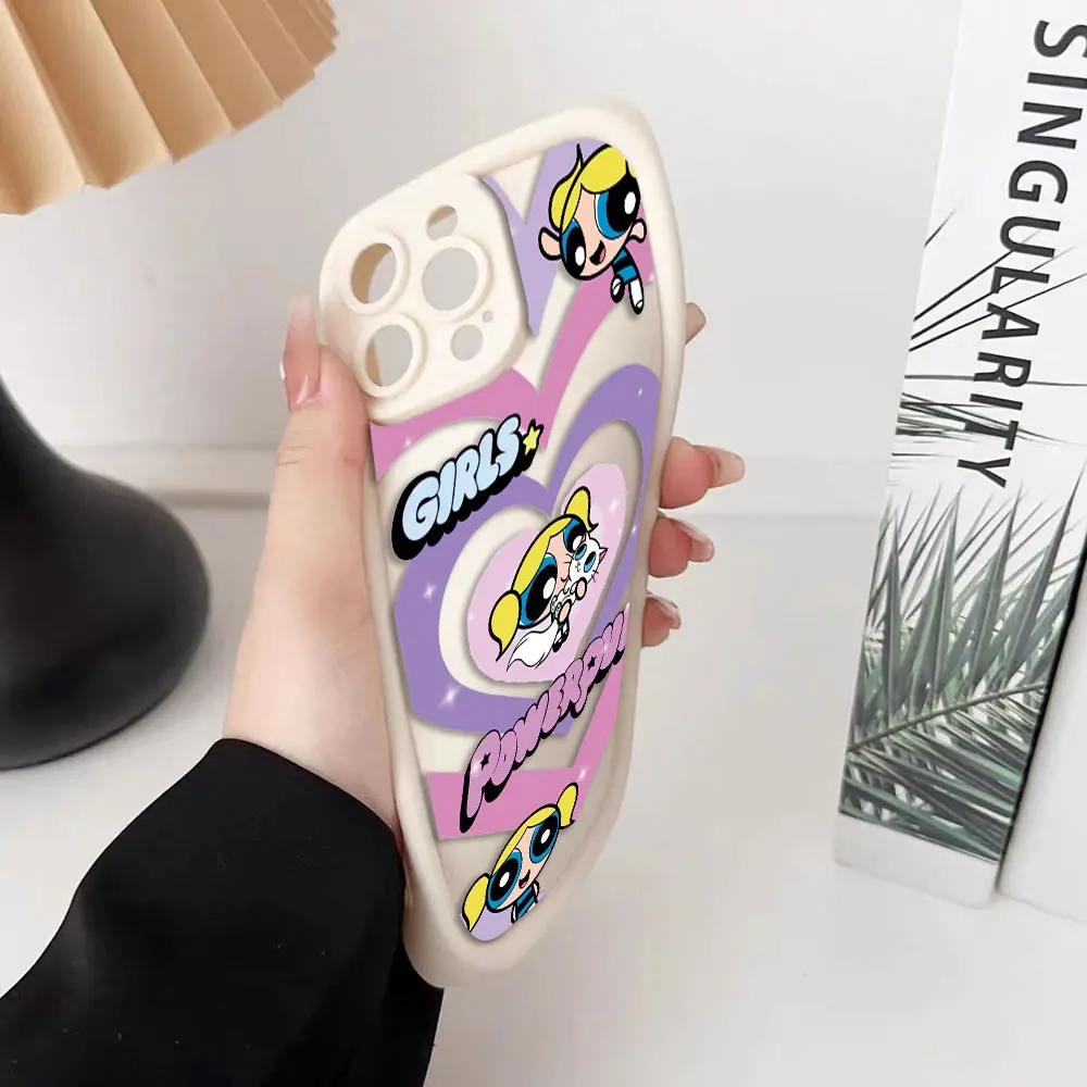 

P-Powerpuff Girls Blossom Cover Phone Case For Redmi NOTE 9 9S 10 10S 11 11S 11T 12 12S 13 14 PRO PLUS 4G 5G Silicone Case Shell