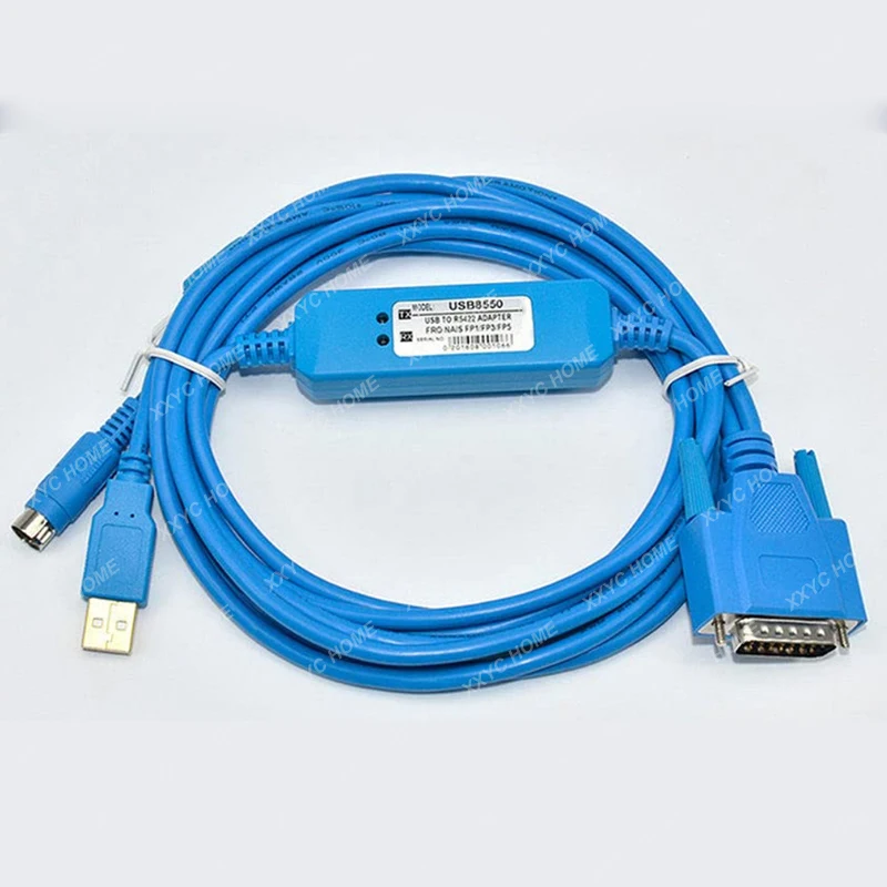 

USB8550 Suitable Panasonic FP1 FP3 FP5 Series PLC Programming Cable Download Line USB-AFP8550