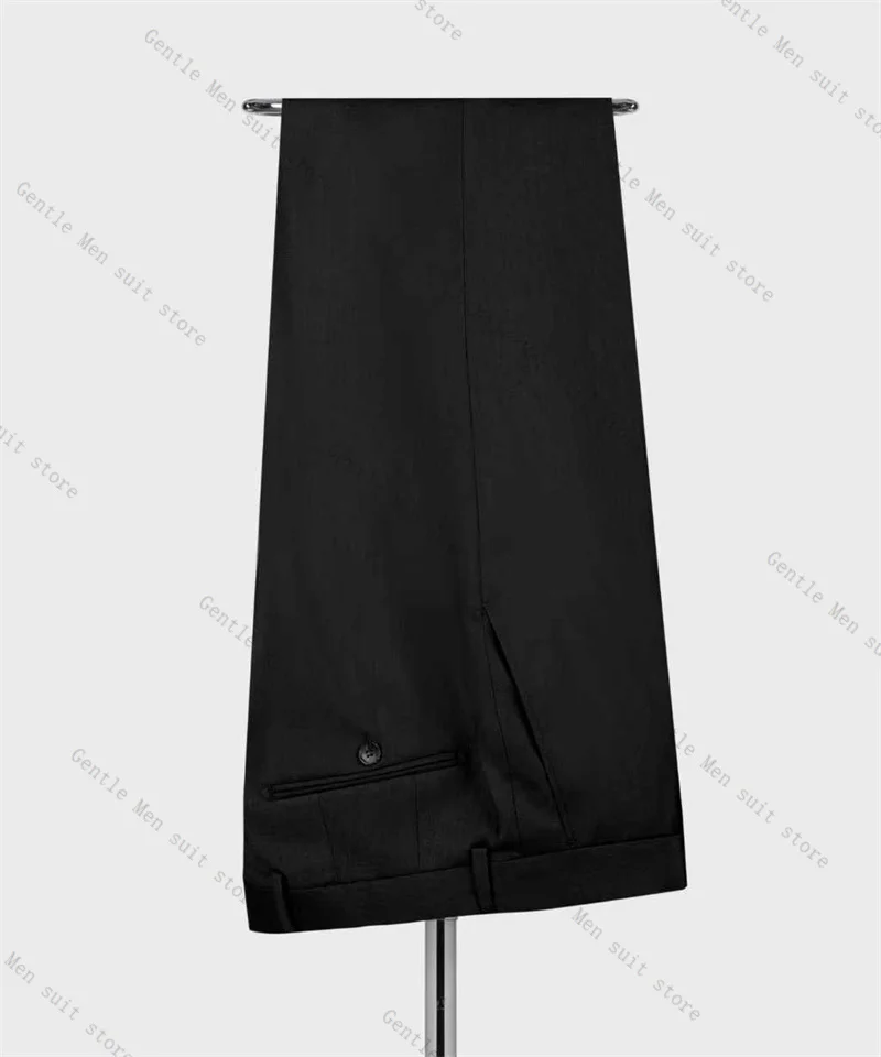 ชุดสูทผู้ชายคริสตัลหรูหรา 2 ชิ้น เสื้อสูท+กางเกงขายาว กระดุมสองแถว ชุดทักซิโด้สำหรับงานแต่งงาน ชุดสูทสำหรับงานทางการ แจ็คเก็ตสำหรับงานพรอม สามารถสั่งตัดได้