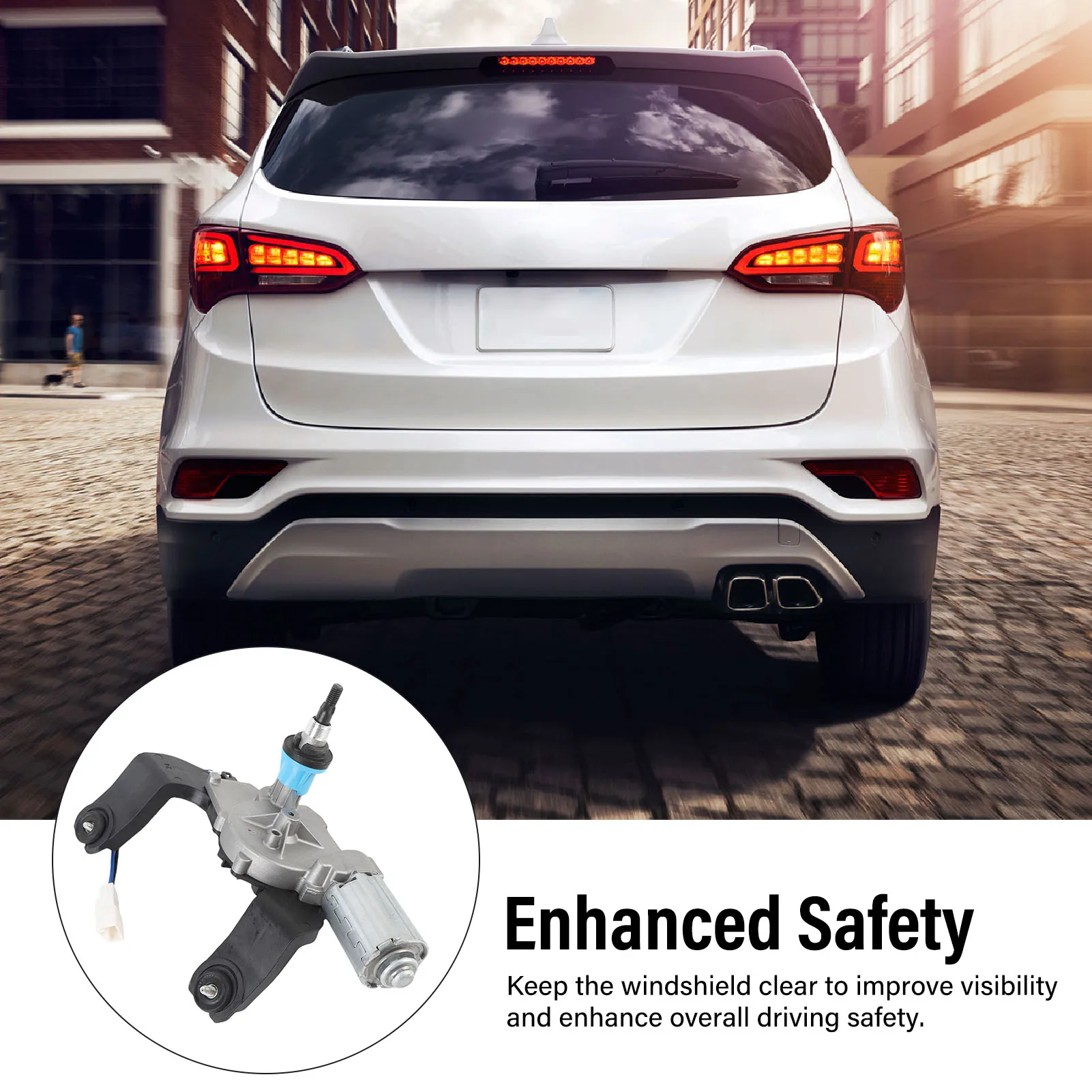 

Мотор заднего стеклоочистителя 987002W000, металлический, всепогодный, замена для Sport 2013-2017 987002W000