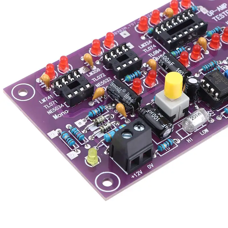 

T2 Operational Amplifier OP AMP Tester Single/Dual/Quad Operational Amplifier High Speed Low Speed Differentiation Module Board