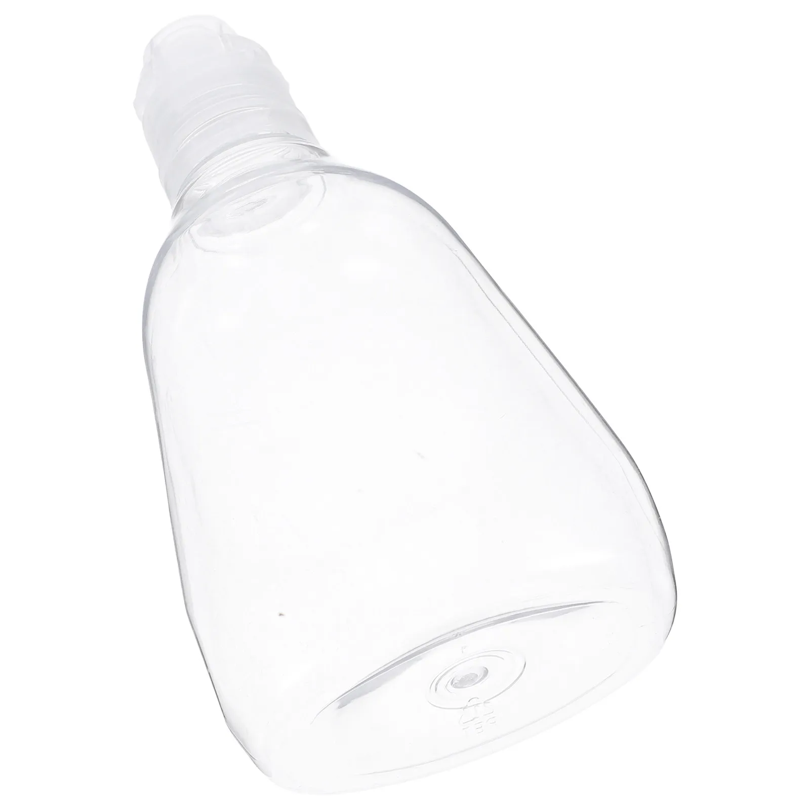 

Portable Squeeze Honey Bottle Clear Plastic Flip Top Cap for Sauces Salad Dressings and Condiments Refillable Kitchen Storage