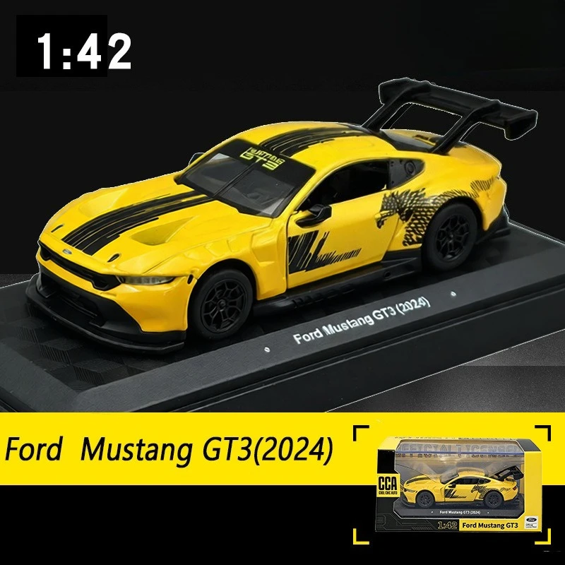 CCA 1:42 FORD MUSTANG GT3 873757A yellow