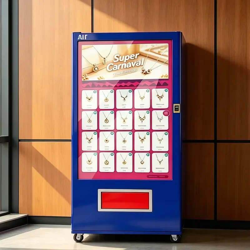 55 Inch Interactive Touchscreen Advertising Vending Machine Digital Smart Kiosk with SDK for 24/7 Unmanned Store Inventory