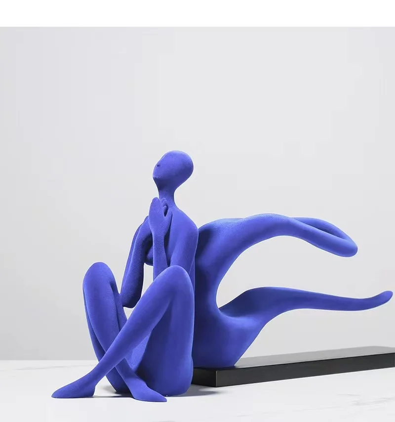 unique Resin Crafts Sculpture Abstract Statue Transparent King Kong Gorilla Figurine Home Decoration Hand Made Folk Art FAIRY Al