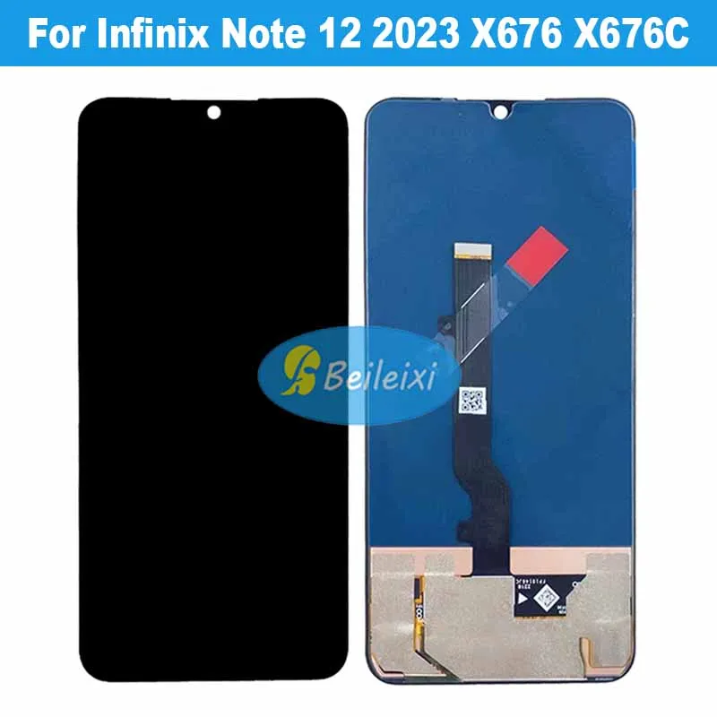 

For Infinix Note 12 2023 X676 X676C LCD Display Touch Screen Digitizer Assembly Replacement Parts For Infinix Note 12 Pro X676B