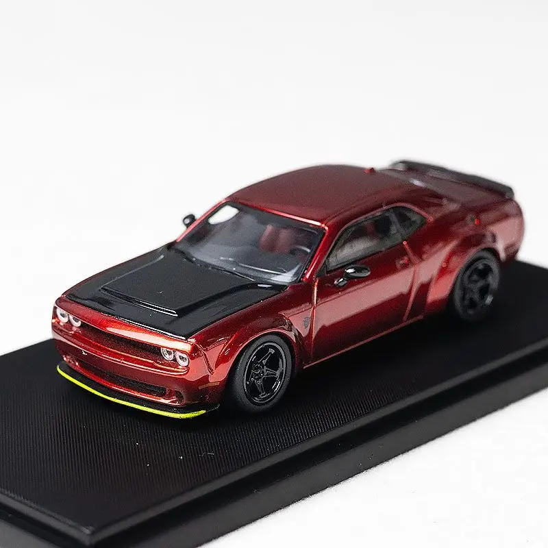 โมเดลรถโลหะผสม Dodge SRT Hellcat ขนาด 1:64 จาก Diecast Fine Works ของสะสม ของเล่น ของที่ระลึก ของตกแต่ง