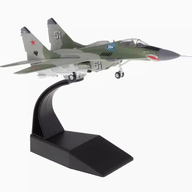 

Diecast 1:100 Scale MIG-29A Finished Aircraft Simulation Model Collection Of Static Decoration Souvenir Gifts For Adult Boy