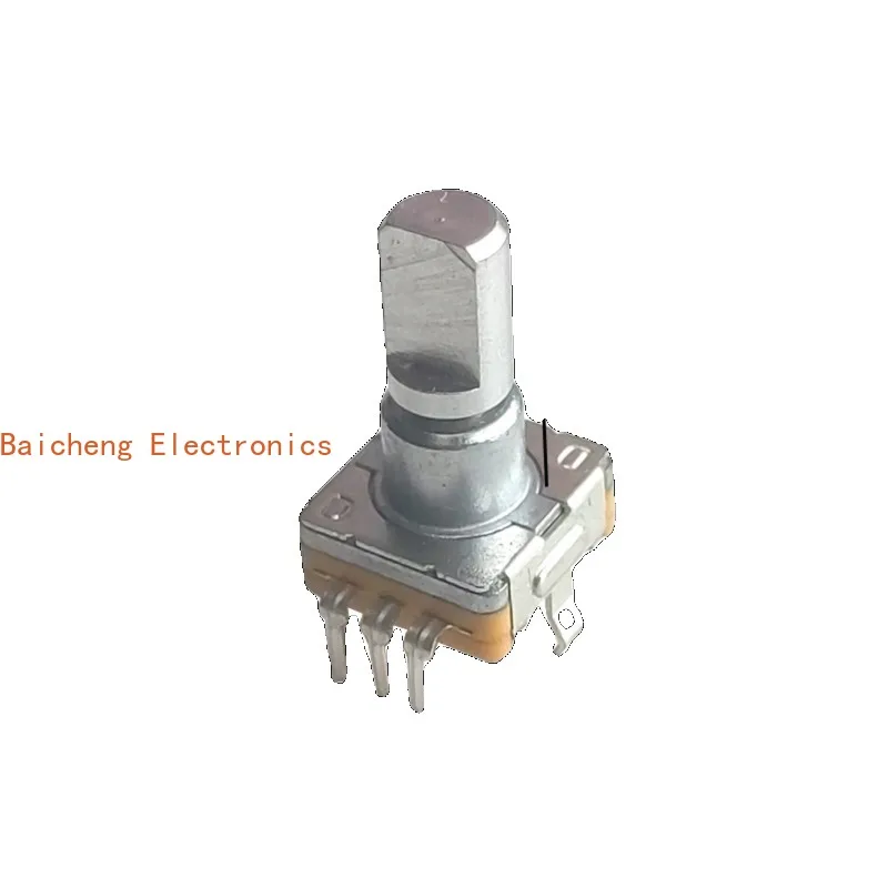 10PCS EC11 encoder rotation smooth no step encoder switch 14mm half axis audio potentiometer