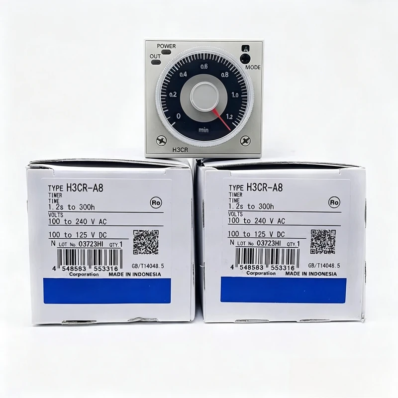 1PC Time Relay H3CR-F8N AC220 DC24V AC220V H3CR-F8N H3CR-G8L H3CR-G8EL H3CR-H8L S/M for Solid-State Timer