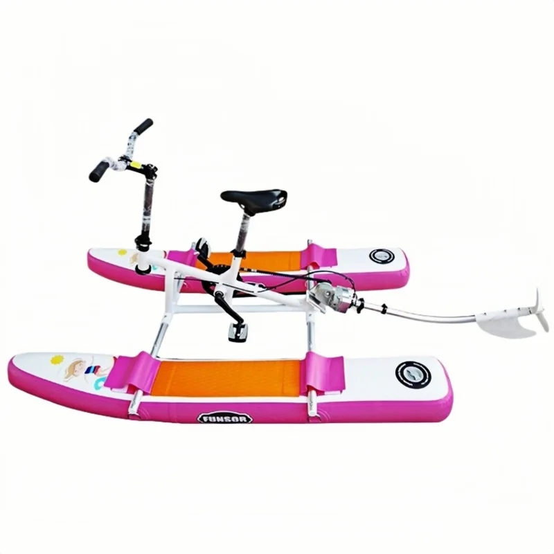 Customizable Kids Inflatable Aquatic Bicycle CE Certification 100-500kg Capacity 3-Year Warranty For Water Amusement Facilities