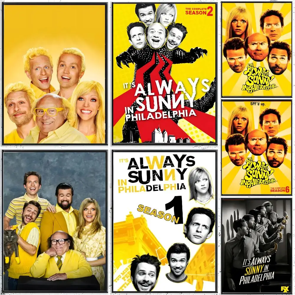 tv-series comedy I-Its Always Sunny in Philadelphia Poster Modern Indoor Wall Decor & Aesthetic Home Space Design
