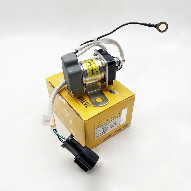 

For Komatsu PC200-7 Starter Relay PC200-8 PC130-7 PC220-7 6D102 Engine Starter Relay Power Switch Excavator Parts