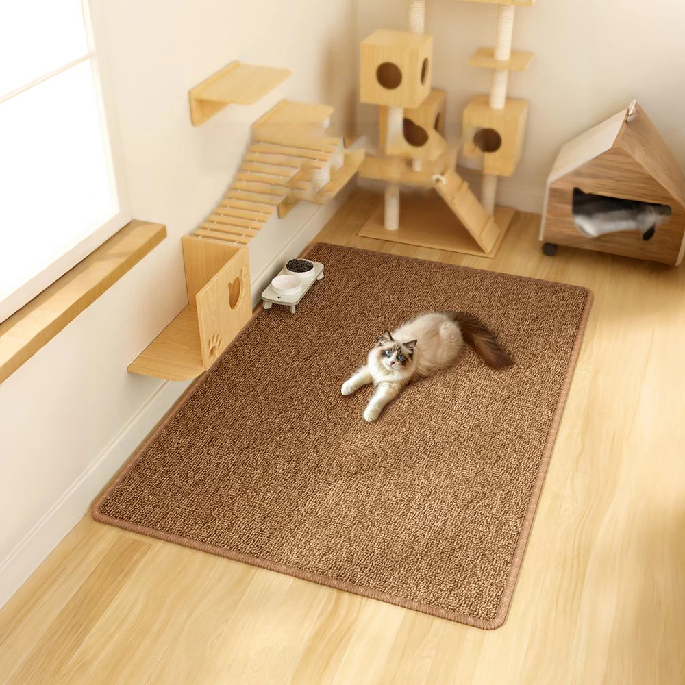 Tookfun Cat Scratch Board Cat Nest Integrated Carpet Mat Anti-Cat Scratch Four Seasons Universal Wear-Resistant Debris 80*50cm