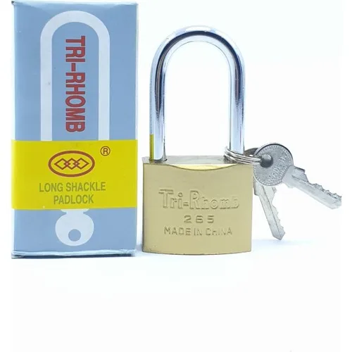 Long Yellow Padlock-50mm