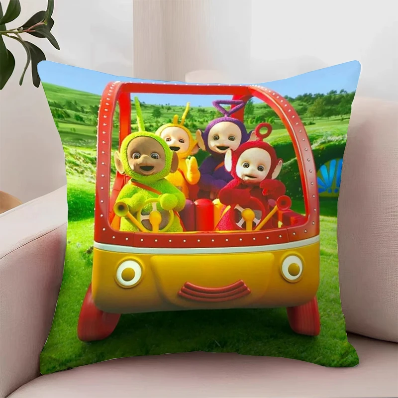 Luxury Cushion Cover for Living Room Cushions T-Teletubbiess Pillow Cases 45x45 Cushions Covers Pillowcase 50*50 Home Decor