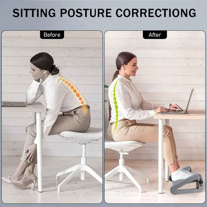 Portable Adjustable Foot Rest, Under Desk Foot Stool for Home Office, Ergonomic Support for Desk Work, Relaxing Foot Comfort image 5