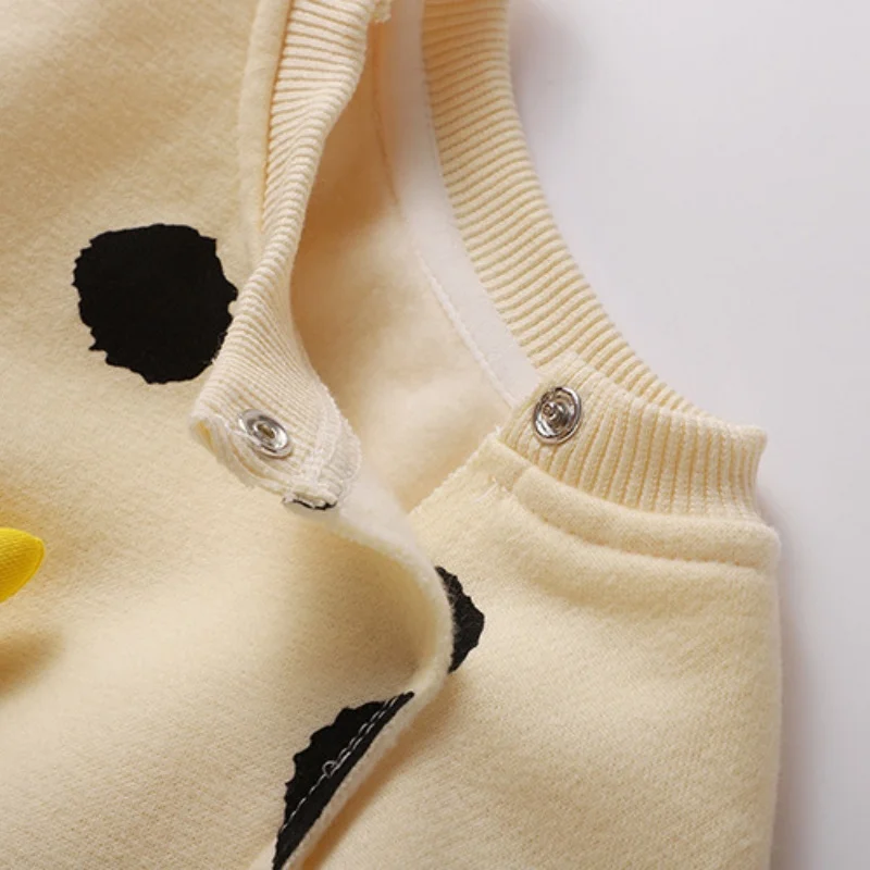 Spring Baby Clothes Banana Romper Cotton Sleepwear Korean Newborn Clothes Boy Girl Bodysuit Banana Dot Toddler Jumpsuit