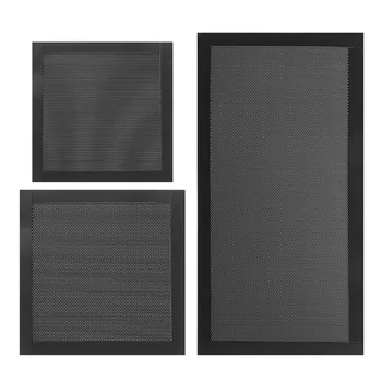 마그네틱 프레임 먼지 필터 방진 메쉬 커버 PC 컴퓨터 케이스 냉각 팬 전원 공급 장치 용 구멍이있는 네트 가드