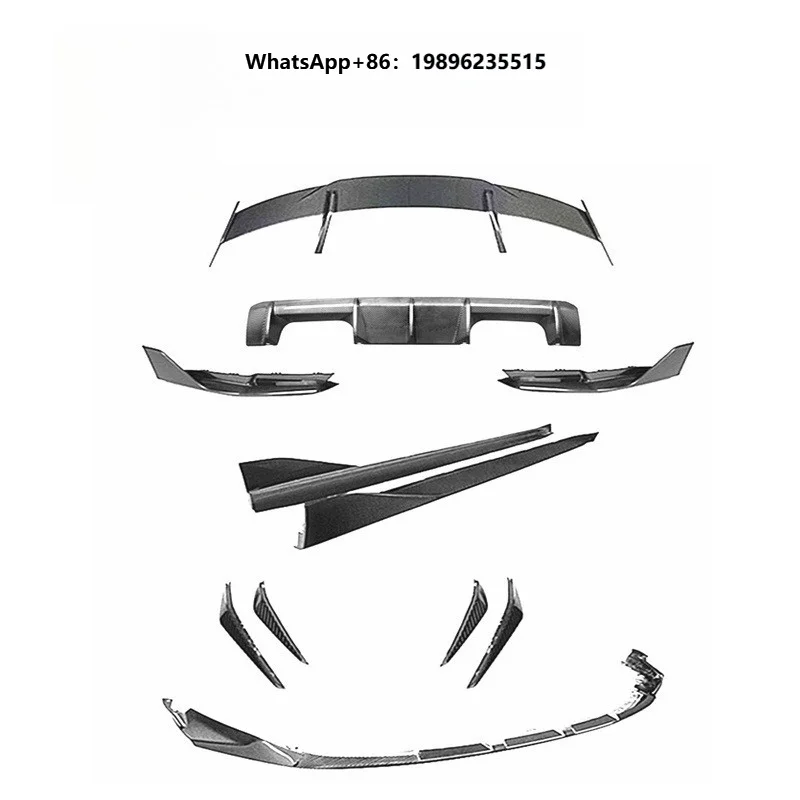 G80 M3 G82 M4 M Performance Style Carbon Fiber Bodykit Front Lip Side Skirts Diffuser G82 2020-2025