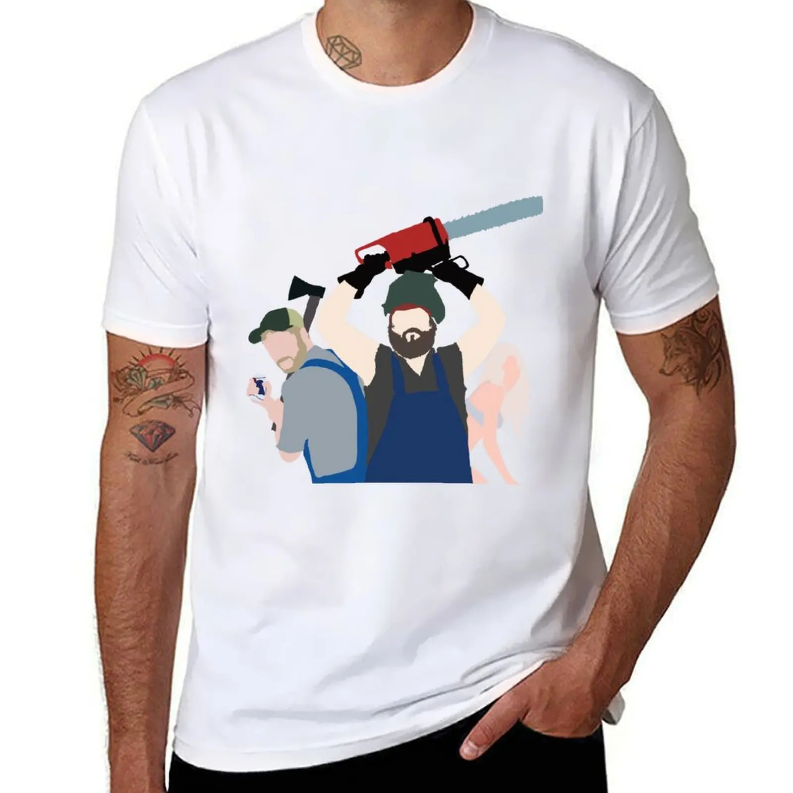 

Tucker and Dale Vs Evil T-Shirt t shirts with prints man t shirts cotton man t shirt graphic T-shirt