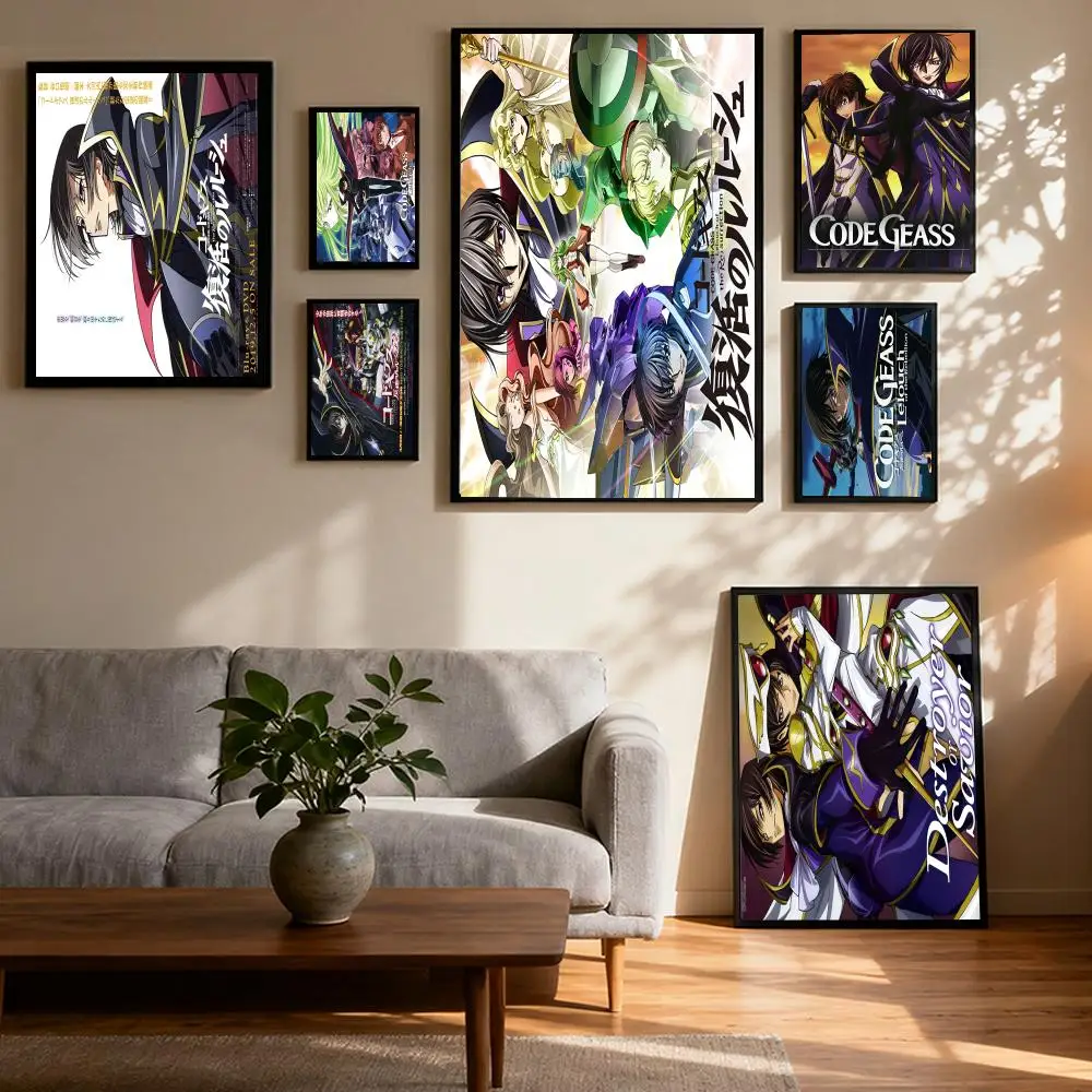 

Code G-Geass Zero Anime Poster Prints Oil Painting Mural Painting Living Room Home Decoration Party Evening Party Cover