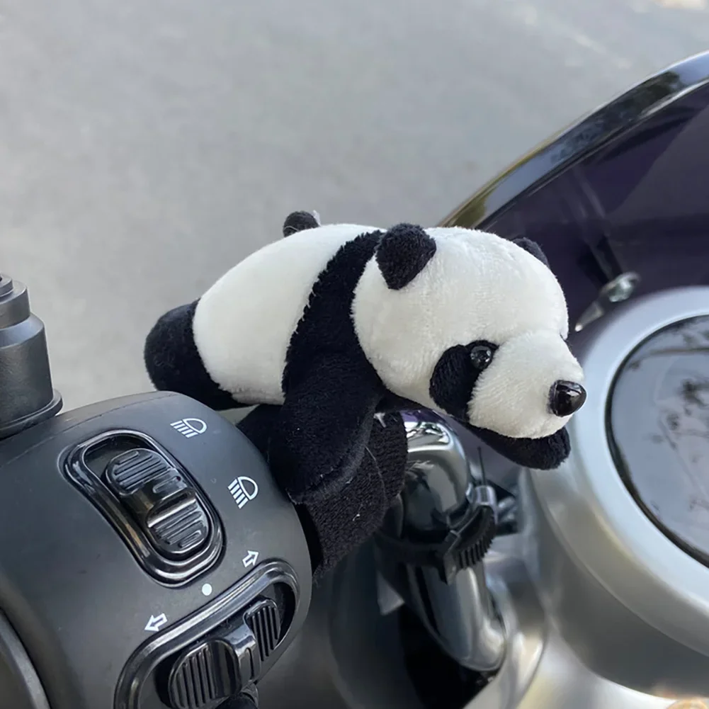 Motorcycle Doll Pendant Plush Dinosaur Bicycle Pendant Decorative Toy Motorcycle Handlebar Accessories Tail Turn Signal Pendant