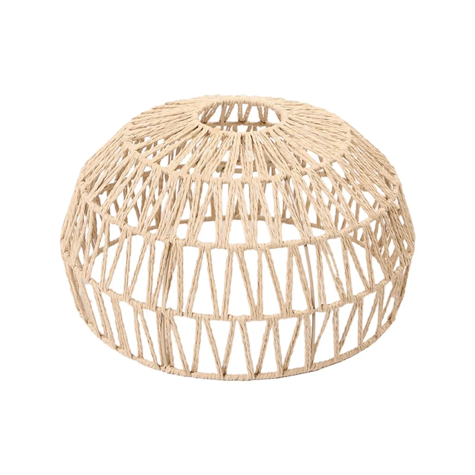 Imagem -06 - Paper Rope Woven Lampshade para Teahouse e Restaurant Pendant Lamp Basket Hanging Light Fixture