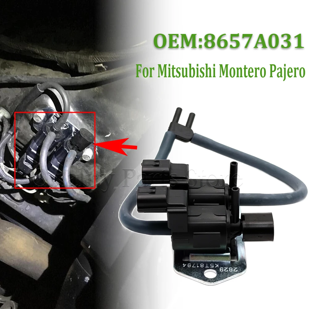 

For Mitsubishi Montero Pajero 4 IV 3.0 3.2 V97 V93 V98 L200 For Challenger Car Front Wheel Vacuum Switch Solenoid Valve 8657A031
