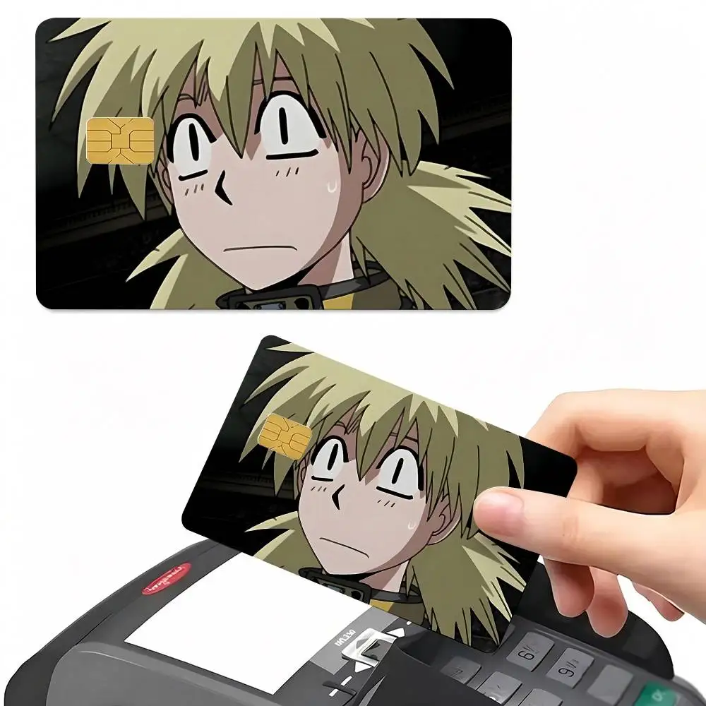 Seras Victoria Hellsing Card Sticker Cartoon Art Credit Card Skin Anti Scratch Bank Debit Card Decal