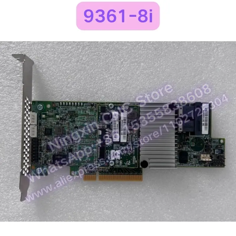 Second-hand 9361-8i RAID card, 1G cache, 12Gb/s Functional test OK Fast delivery
