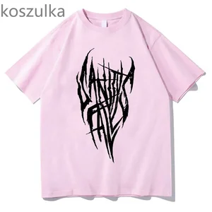 2023, Anime, Sally Yüz Logosu erkek t-shirtü-Unisx Moda kısa kollu t-shirt Pamuk Hip Hop Üstleri Tee Rahat yaz kıyafetleri-Vintage 8 en çok satılan, sally face gömlek - №4