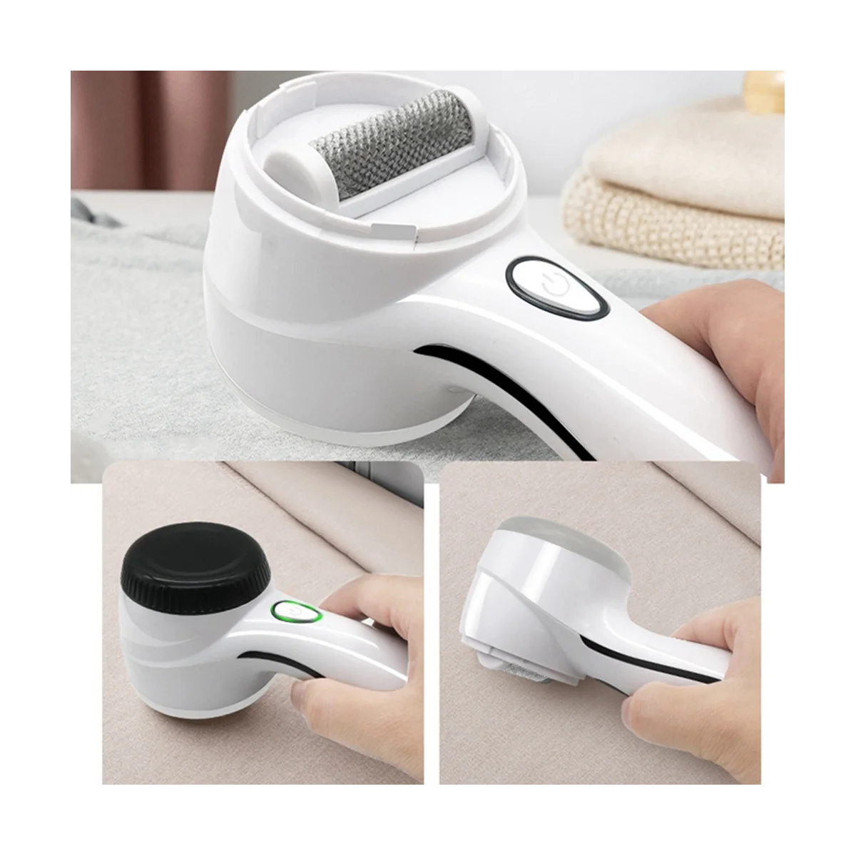 Lint Remover Electric,Sweater Pilling Wool Trimmer Portable Fabric Clothes Carpet Sofa Fuzz Granule Shaver Removal Ball-ABPX