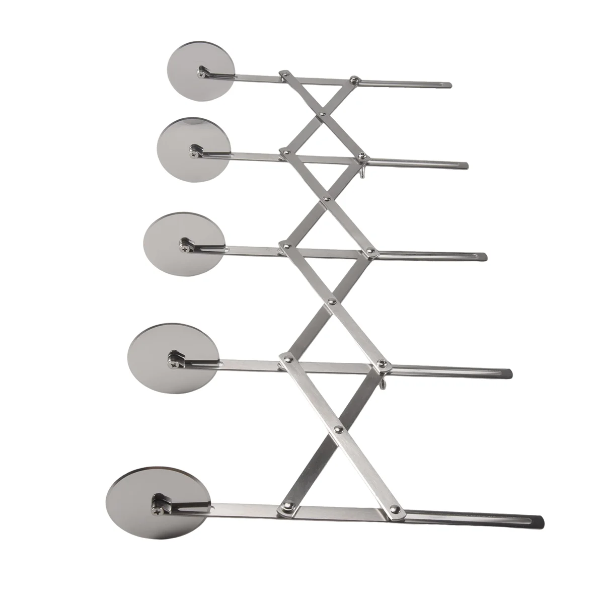 NN89R 5륜 페이스트리 커터 피자 커터 멀티 휠 반죽 커터 확장형 피자 슬라이서 베이킹 커터 롤러 페이스트리 나이프