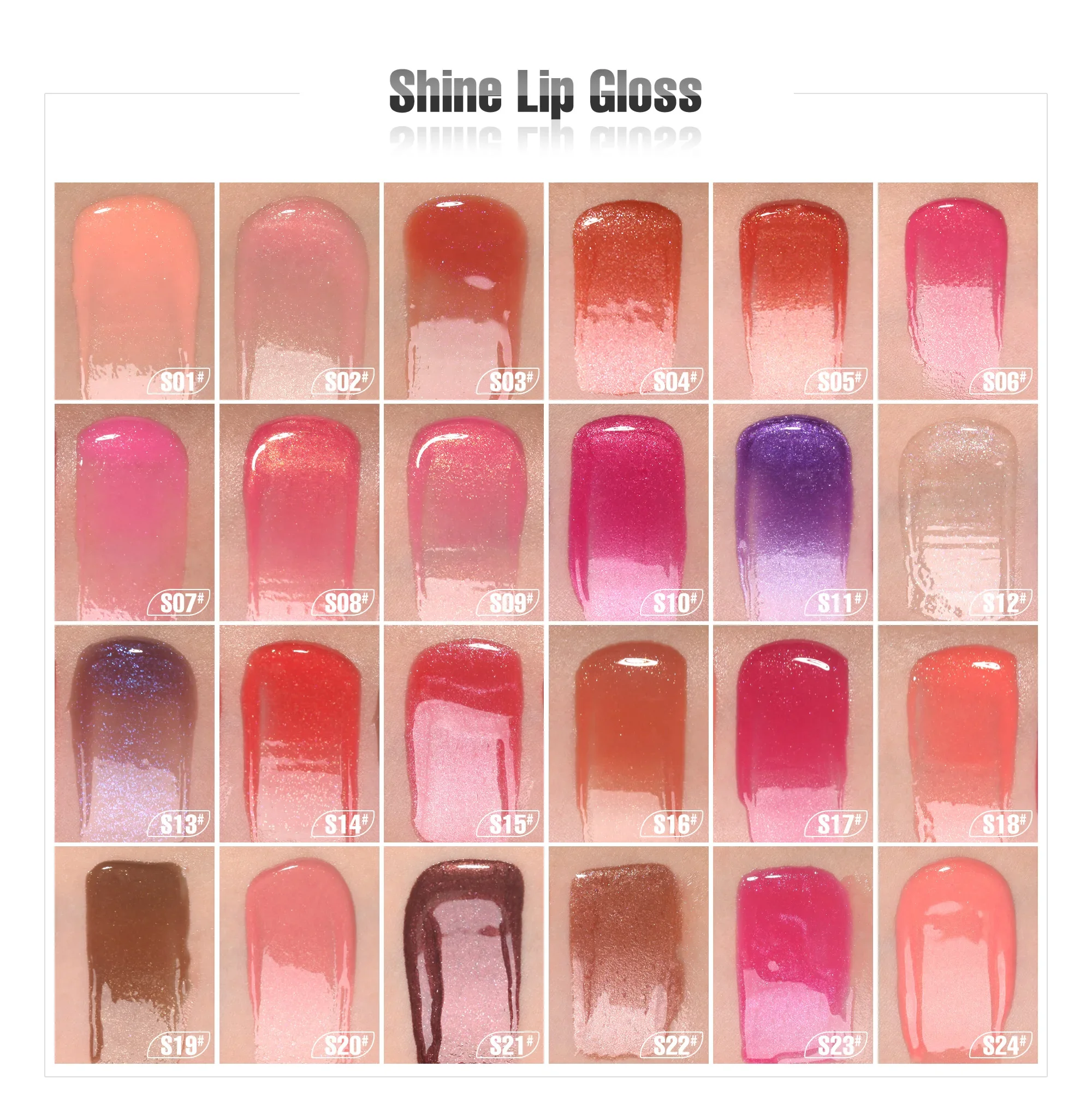 ฉลากส่วนตัว Lipgloss โลโก้ที่กําหนดเอง Ice Cream พุดดิ้งขนาดเล็ก Moisturizer High Gloss Fine Flash Whitening แต่งหน้าขายส่ง