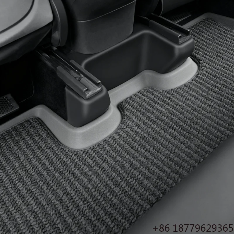 XPE Waterproof Car Floor Mats Right-Hand Drive Two-Tone Design Electric SUV Fitment 2021-2024