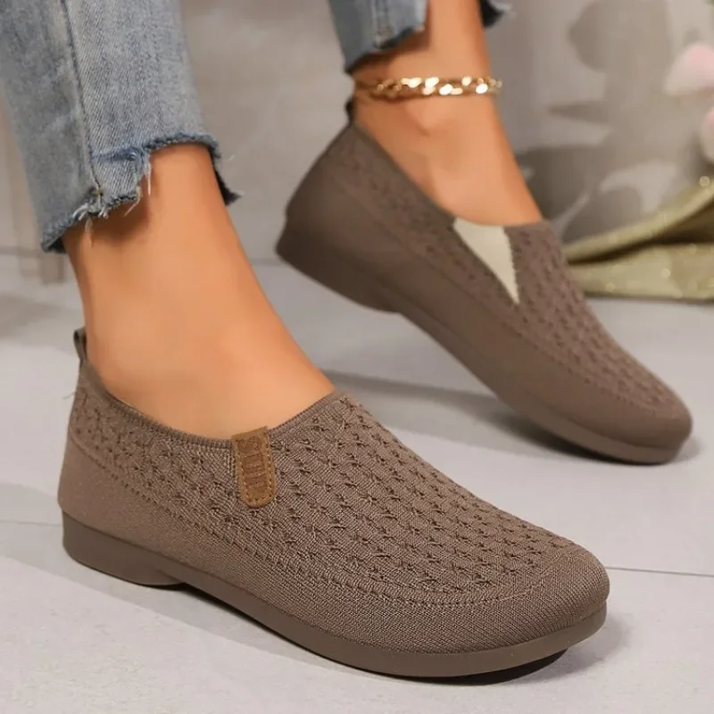 2024 Spring Autumn Women Flats Platform Loafers Ladies Genuine Leather Comfort Wedge Moccasins Orthopedic Slip on Casual Shoes