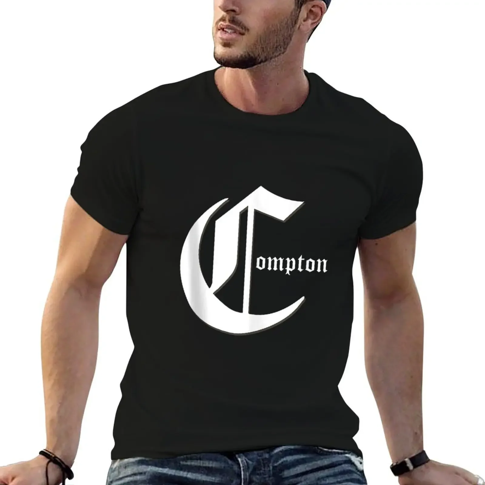 Compton, California Gangsta Rap Graphic Premium T-Shirt oversized oversized graphic tee plus size tops plus size men clothing