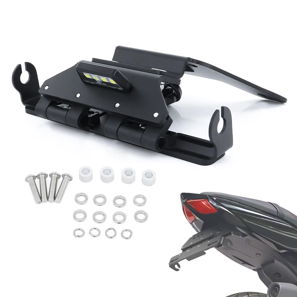 

Motorcycle Adjustable Rear Tail Tidy Fender Eliminator License Plate Holder Grom SV650 SV650 ABS SV650X SV650X Cafe For SUZUKI