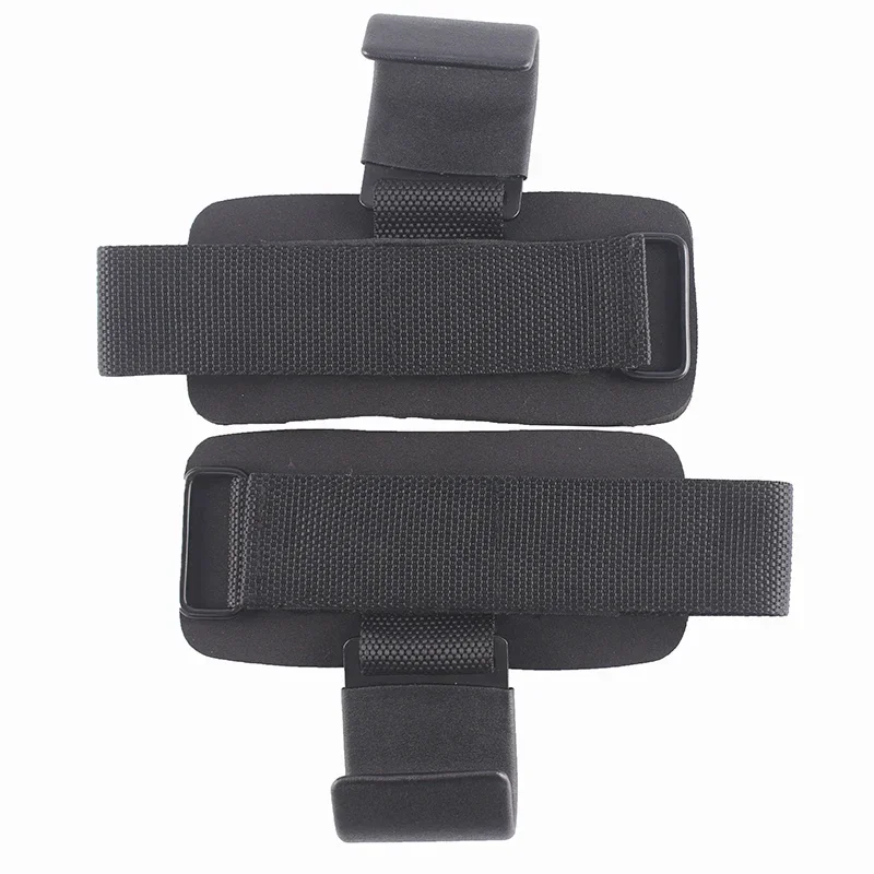 Ganchos aço de halterofilismo metal Heavy Duty Pro, Luvas de halterofilismo de neoprene acolchoadas, Palma protetora