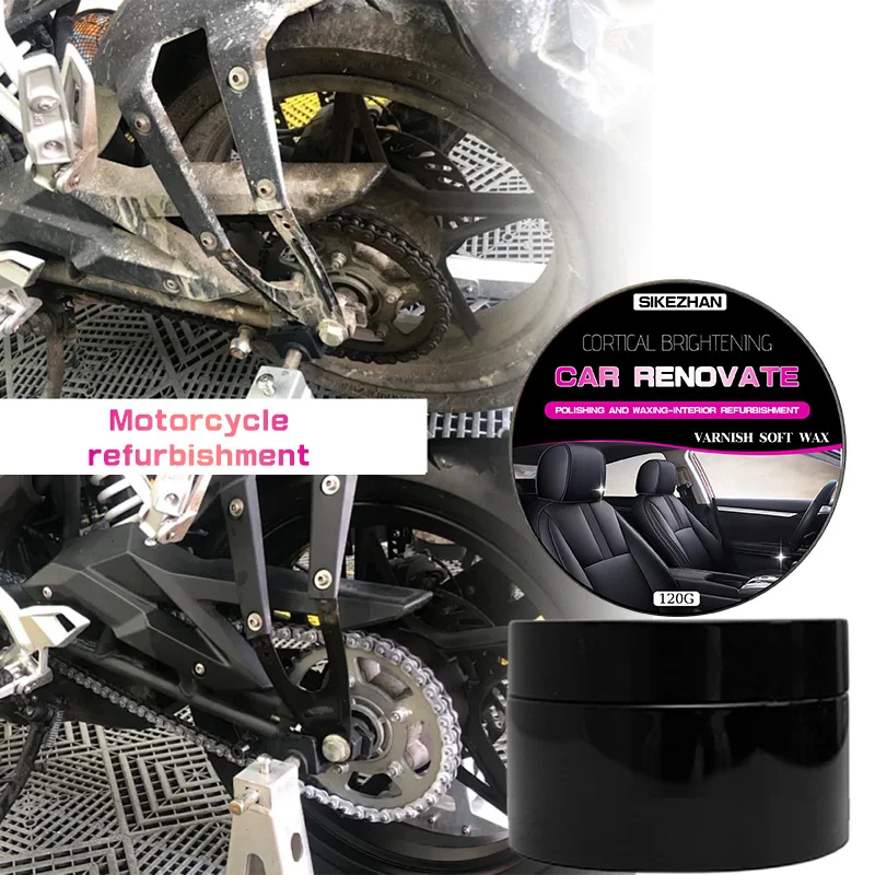 

Plastic Restore Revitalizer Plastic Renovator Longlasting Coating For Car Rubbers Refurbish Clean Gloss Black Shine SIKEZHAN