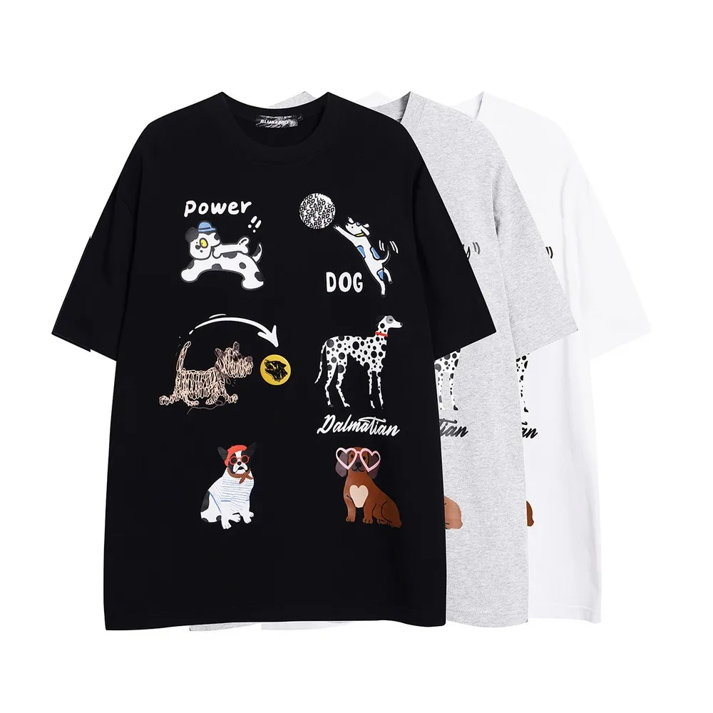 

Funny Puppy Dogs Kawaii Cartoon Graphic Women's Oversize T-shirt Academia Cute T Shirts Summer Tops Tee for Women Men Streetwear