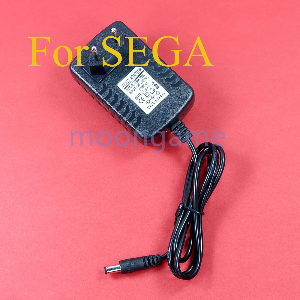 1pc For Sega Power Supply AC / DC Power Adapter For SEGA MD Charger US /EU Plug Replacement