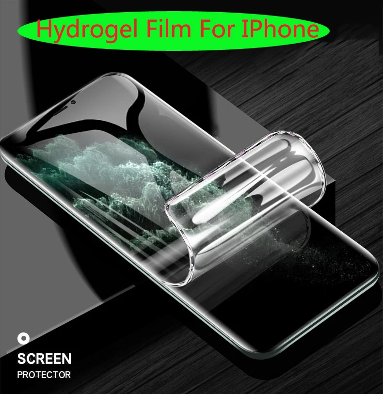 14ProMax Screen Protector For IPhone 13ProMax Mini 11 Pro Max Hydrogel Film HD Soft Full Cover X XR XSMax 13Pro 12ProMax 12Pro